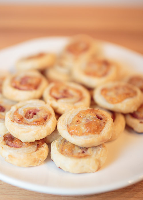 Prosciutto & Gruyere Pinwheels