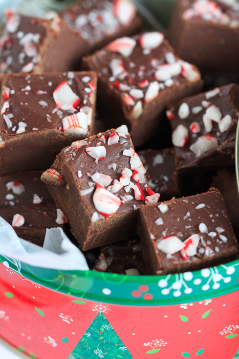 Chocolate Peppermint Fudge