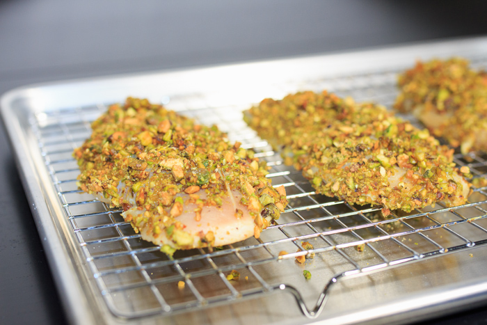 Baked Pistachio Crusted Chicken