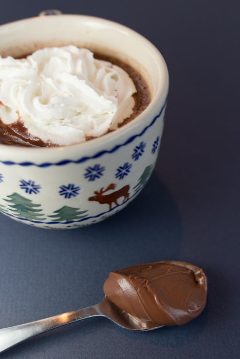 Spiked Hazelnut Hot Chocolate