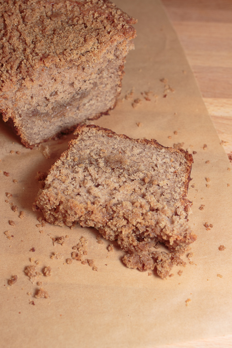 Pomegranate Molasses Coffee Cake Loaf