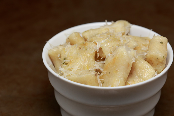 Homemade Goat Cheese Gnocchi