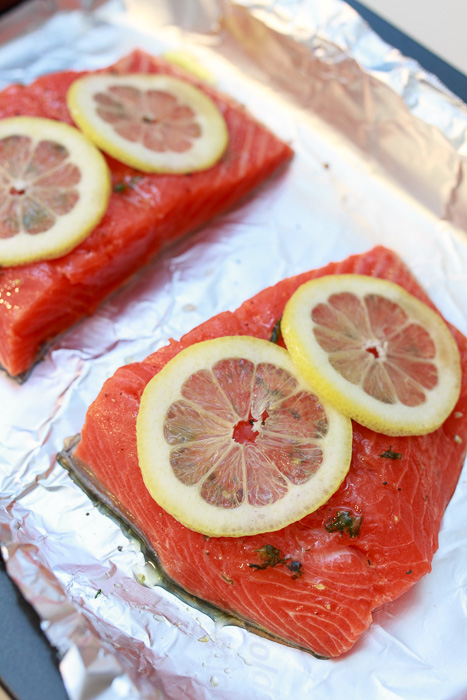 Lemon Dill Salmon  |  Lemon & Mocha