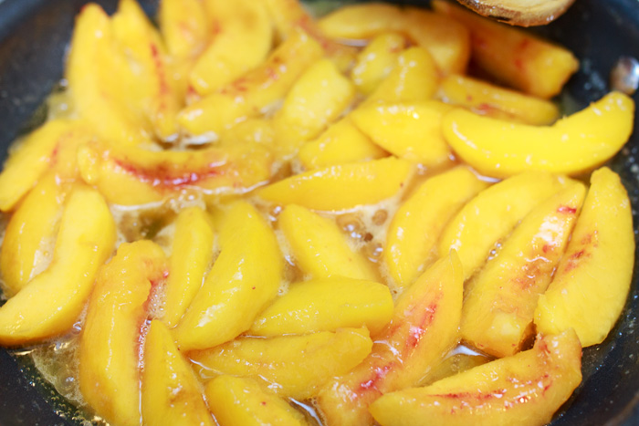 Browned Butter Peaches  |  Lemon & Mocha