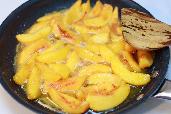 Browned Butter Peaches  |  Lemon & Mocha