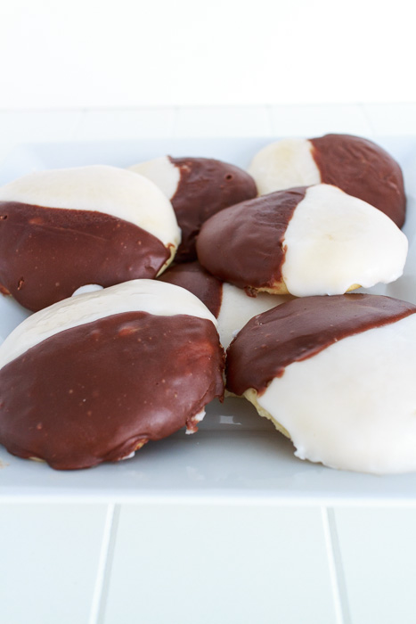 Half Moon Cookies  |  Lemon & Mocha