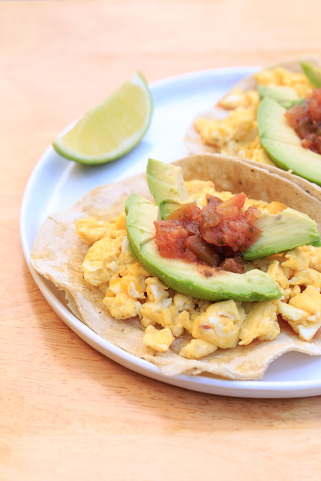 10 Minute Mini Breakfast Tacos  |  Lemon & Mocha