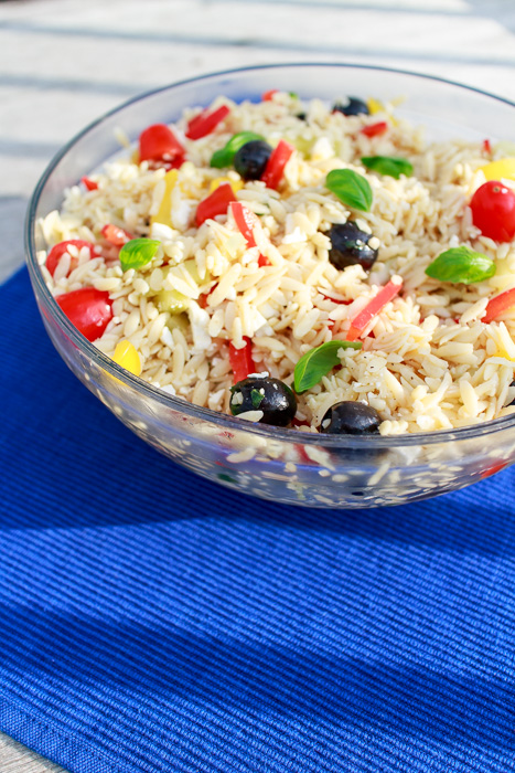 Diane's Orzo Pasta Salad  |  Lemon & Mocha