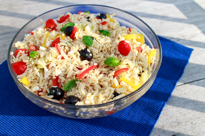 Diane's Orzo Pasta Salad  |  Lemon & Mocha