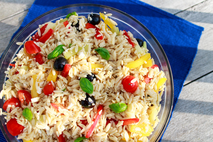 Diane's Orzo Pasta Salad  |  Lemon & Mocha