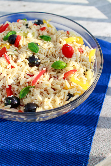 Diane's Orzo Pasta Salad  |  Lemon & Mocha