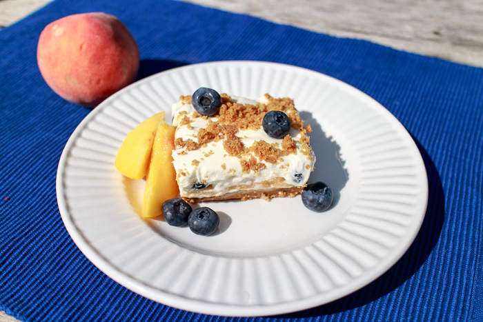 Peaches, Blueberries & Cream Delight  |  Lemon & Mocha