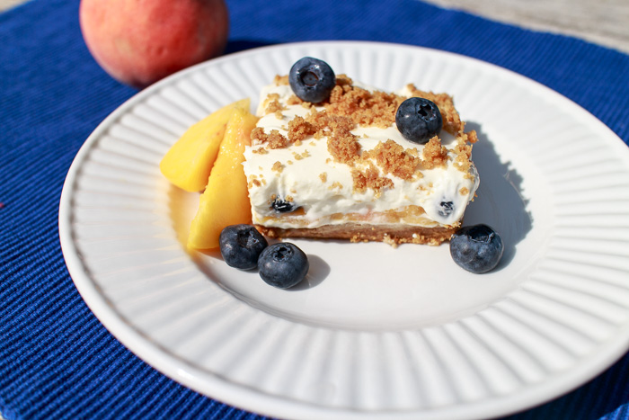 Peaches, Blueberries & Cream Delight  |  Lemon & Mocha