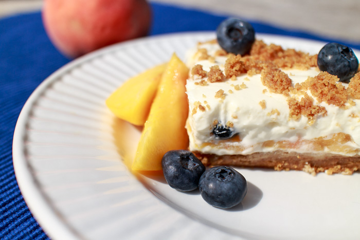 Peaches, Blueberries & Cream Delight  |  Lemon & Mocha