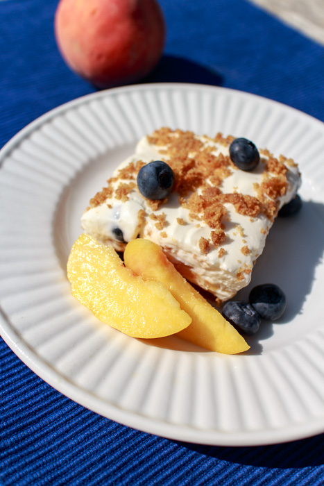 Peaches, Blueberries & Cream Delight  |  Lemon & Mocha