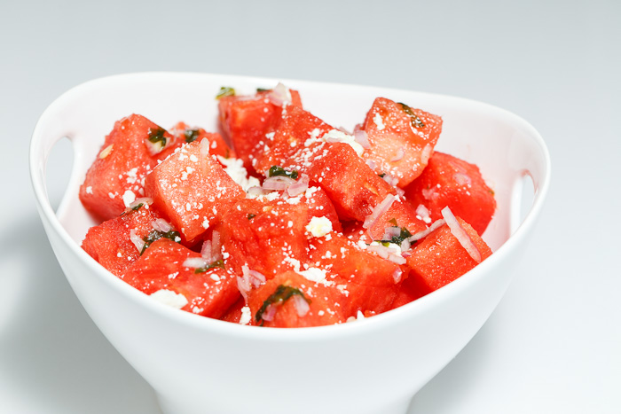 Watermelon & Feta Salad  |  Lemon & Mocha