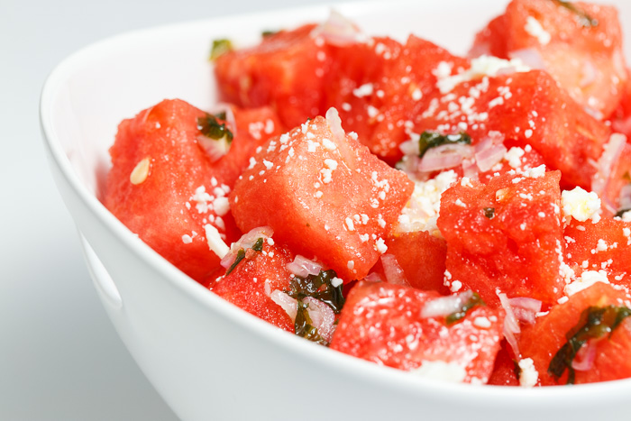 Watermelon & Feta Salad  |  Lemon & Mocha