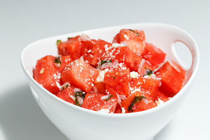 Watermelon & Feta Salad  |  Lemon & Mocha