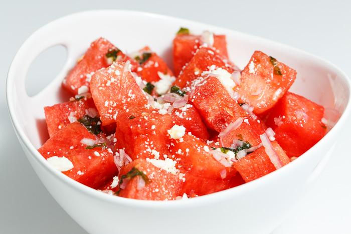 Watermelon & Feta Salad  |  Lemon & Mocha