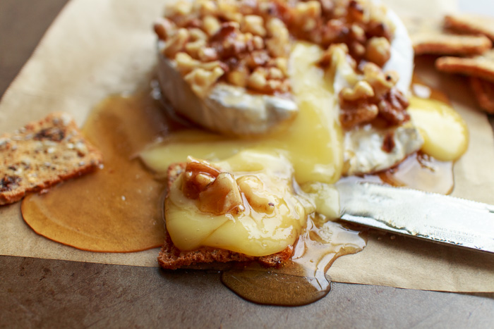 Honey Walnut Baked Brie  |  Lemon & Mocha