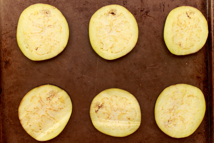 Mini Eggplant Pizzas  |  Lemon & Mocha