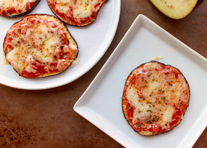 Mini Eggplant Pizzas  |  Lemon & Mocha