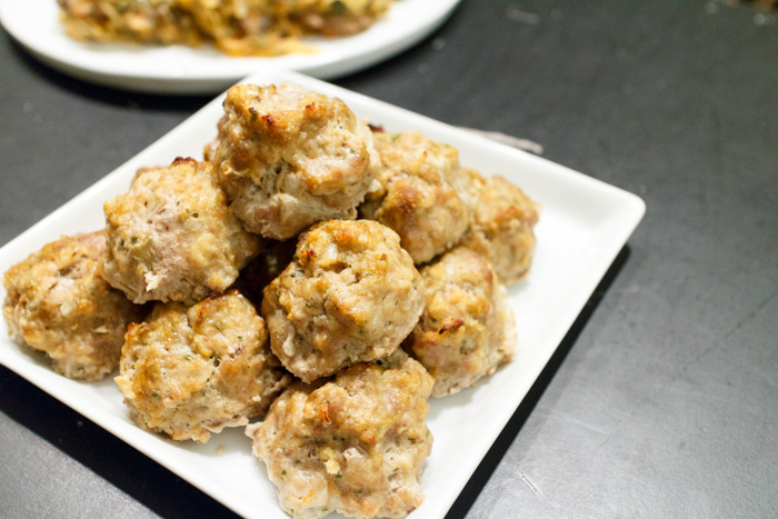 Mini Baked Turkey Meatballs  |  Lemon & Mocha