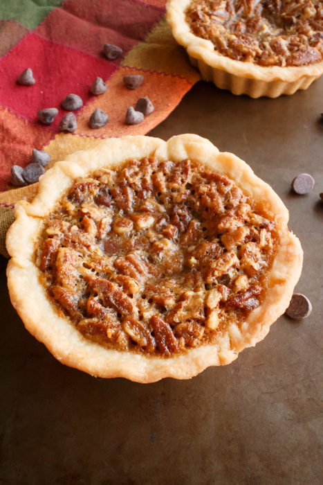 Mini Molten Chocolate Pecan Pies