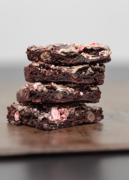 Dark Chocolate Peppermint Brownies