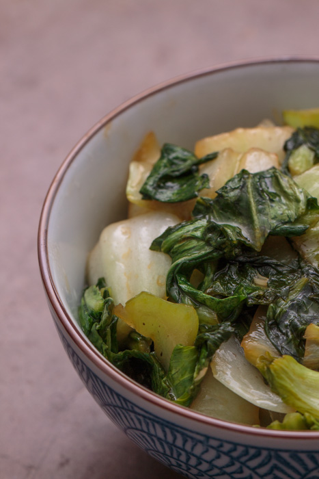 Garlicky Stir-fried Bok Choy