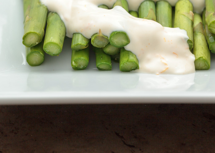 Asparagus with Creamy Orange Sauce  |  Lemon & Mocha