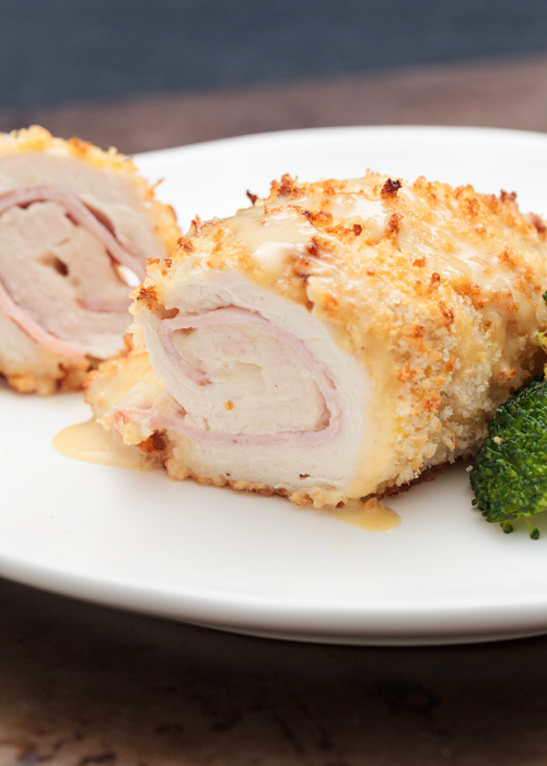 Chicken Cordon Bleu with Honey Mustard Sauce