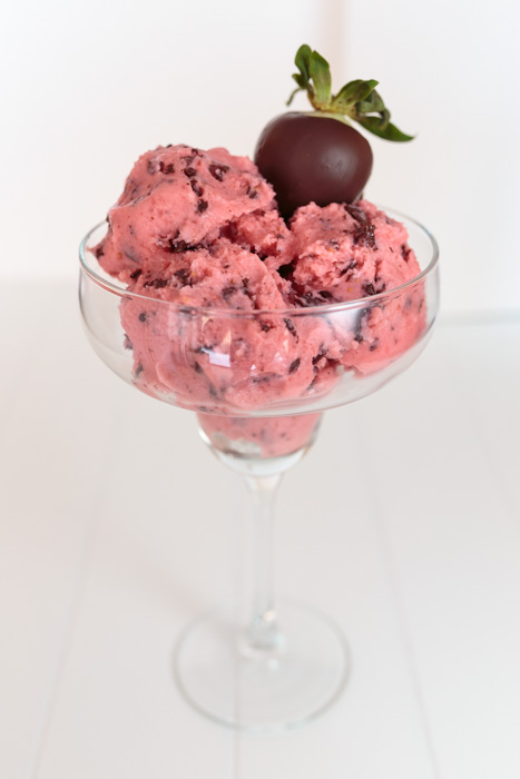 Chocolate Covered Strawberry Frozen Yogurt  |  Lemon & Mocha