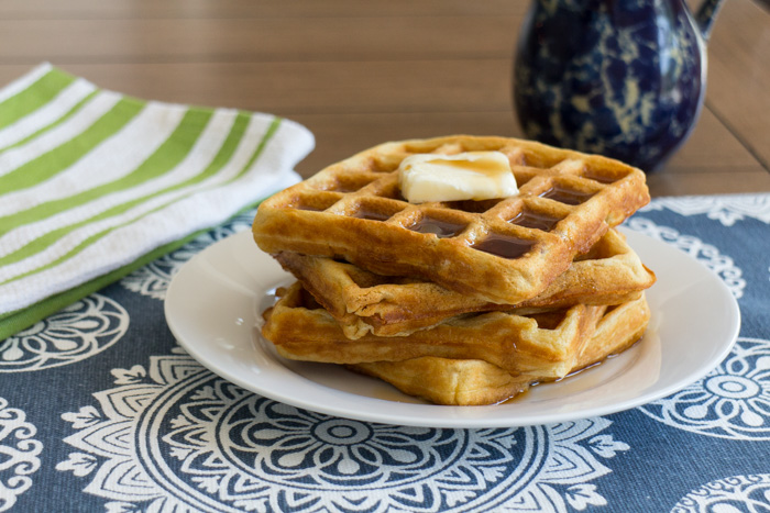 Perfect Buttermilk Waffles  |  Lemon & Mocha