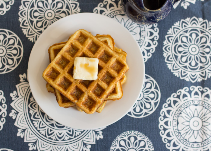 Perfect Buttermilk Waffles  |  Lemon & Mocha