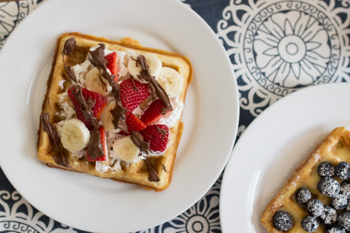 Perfect Buttermilk Waffles  |  Lemon & Mocha