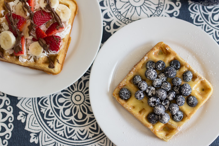 Perfect Buttermilk Waffles  |  Lemon & Mocha