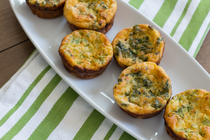 Mini Broccoli, Ham &amp; Cheddar Quiches