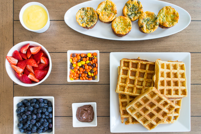 Waffle Bar Brunch  |  Lemon & Mocha