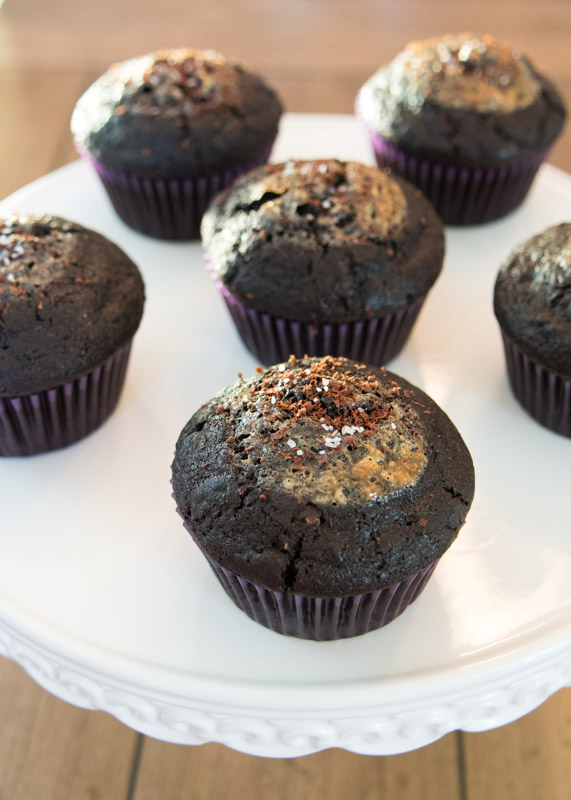 Double Chocolate Salted Caramel Muffins  |  Lemon & Mocha