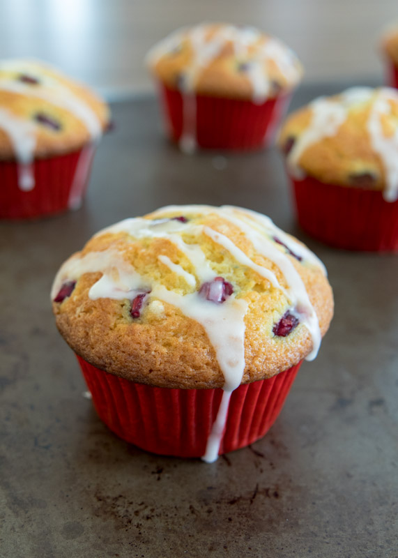 Pomegranate Orange Muffins  |  Lemon & Mocha