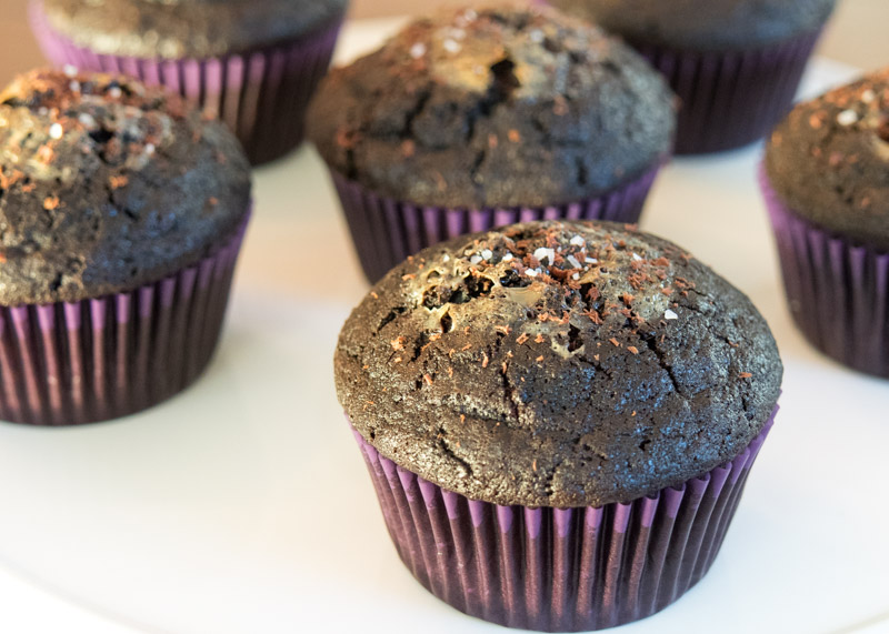 Double Chocolate Salted Caramel Muffins  |  Lemon & Mocha