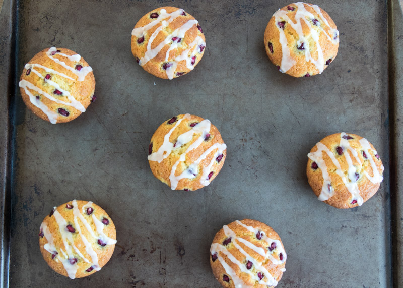 Pomegranate Orange Muffins  |  Lemon & Mocha