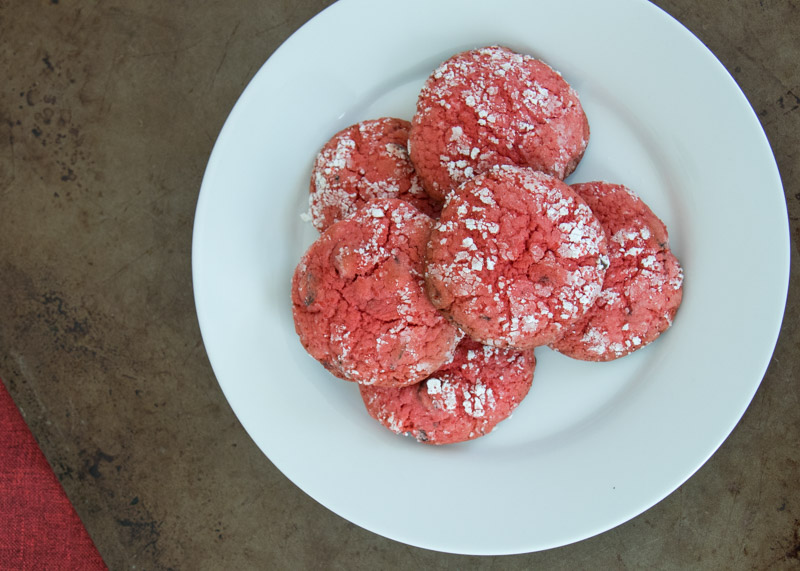 Chocolate Cherry Crinkle Cookies  |  Lemon & Mocha