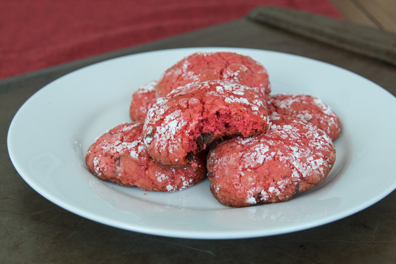 Chocolate Cherry Crinkle Cookies  |  Lemon & Mocha