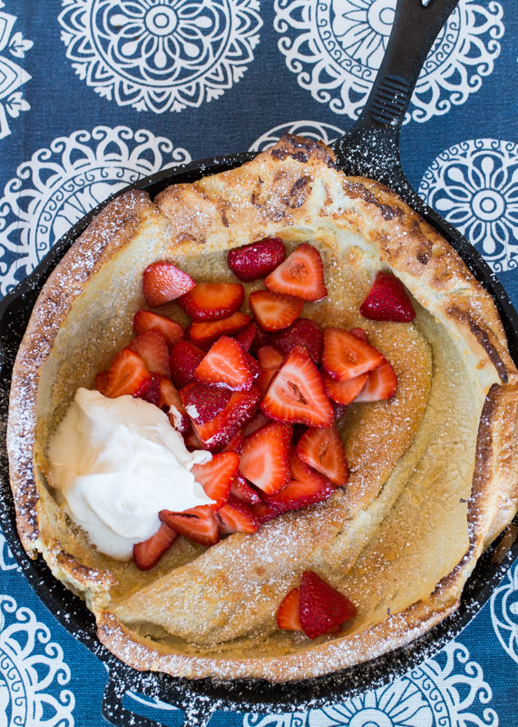 Strawberry Dutch Baby  |  Lemon & Mocha