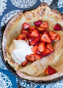 Strawberry Dutch Baby  |  Lemon & Mocha