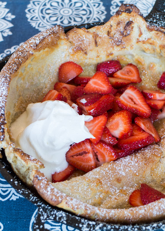 Strawberry Dutch Baby  |  Lemon & Mocha