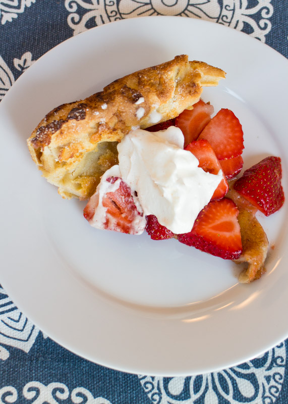 Strawberry Dutch Baby  |  Lemon & Mocha