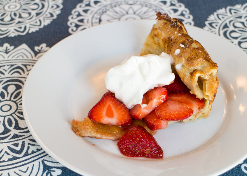 Strawberry Dutch Baby  |  Lemon & Mocha